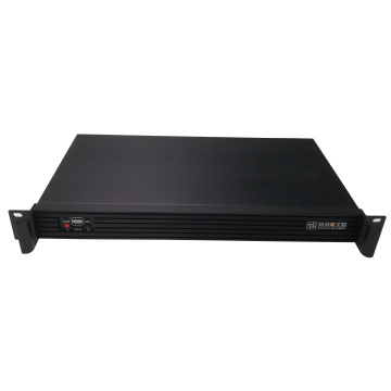 19 inches 1U250L rack-mounted server chassis 1U mini short computer case aluminium panel support MINI-ITX motherboard