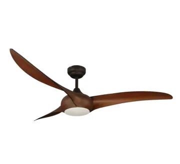 Small wood fan blade DC ceiling fan