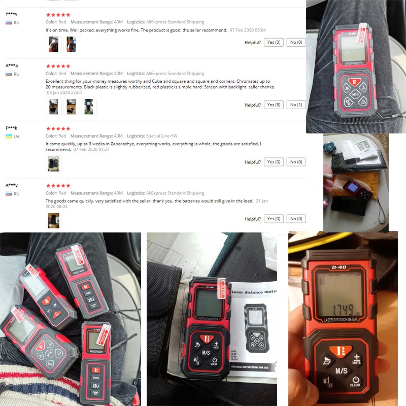 40m Laser Distance Meter