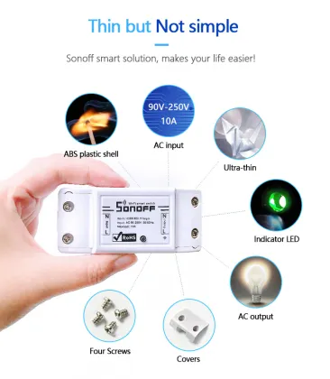 Alibaba Smart Home: Exploring the Sonoff Basic 90V-250V Wi-Fi Wireless Smart Switch
