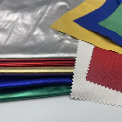 Knitted full page hot stamping fabric