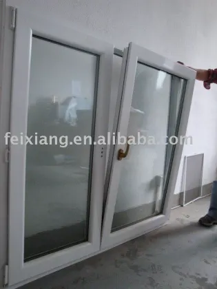 PVC tilt turn window ,Plastic window