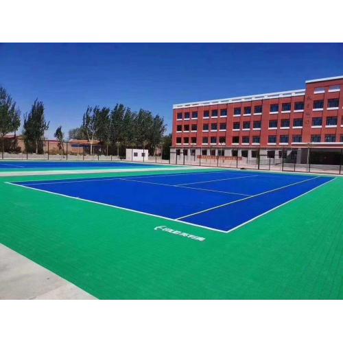 Enlio ITF approval outdoor plastic tennis court tiles