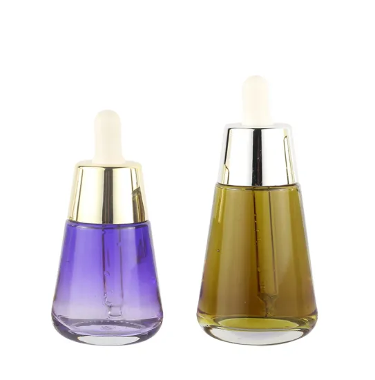 Latest Design Cosmetic Packing Glass Serum Bottles