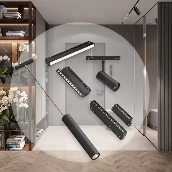 Intelligent LED Ultra-Thin Magnetic Track Lighting for Customized Open Home Decoration Without Main Lighting