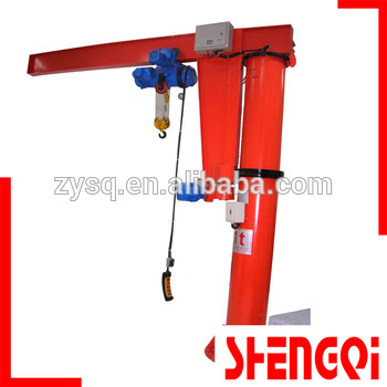 Top quality BZD type column swing jib crane