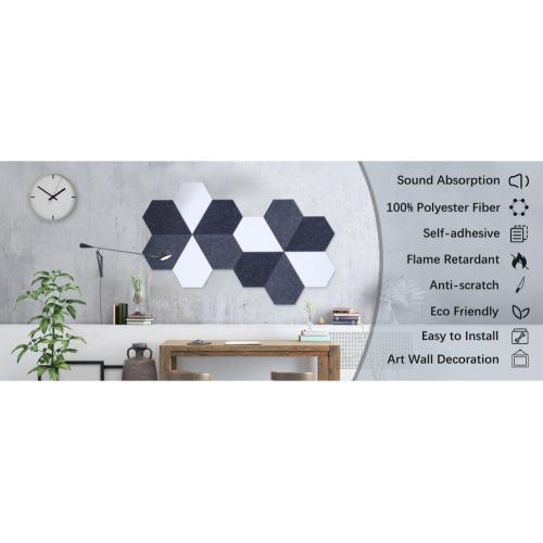 Office Acoustic Panels Wall Sound-Absorbing PET Acoustic Panel Felt Pin Board Supplier