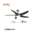 Contemporary ceiling fan with remote control