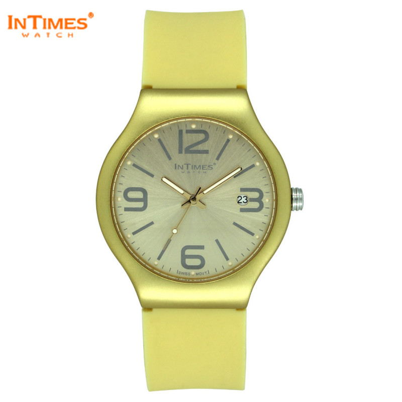 Gold Watch 2014 / Swiss Movt. / 5ATM / Total 9 Colors / Newest Unisex Wristwatch (IT-088)