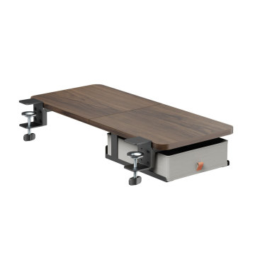 Wood Desk Organizer with Storage Drawer - DET07-02L Desk Extension Trays