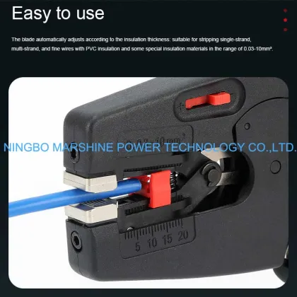 Lightweight Automatic Adjustable Wire Stripping Pliers Cable Management Tools