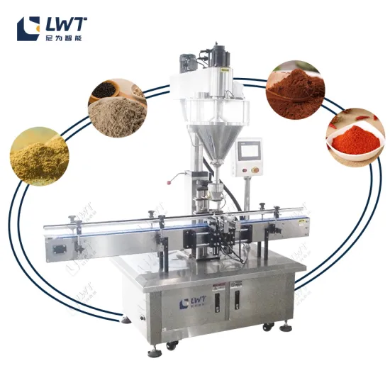 Automatic Powder Filling Machine for Coffee, Flour, Chilli, Detergent, and Milk Powder
