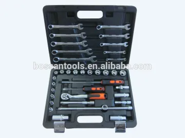 37 pcs professional 3/8" driver sockets & wrench sets