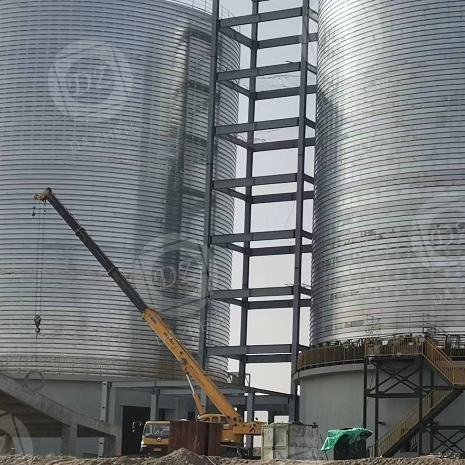 Power Plant Fly Ash Handling Silo
