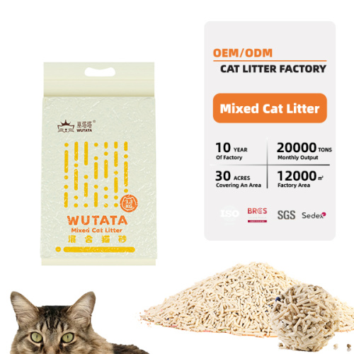 Arena para gatos mixta inteligente diseñada para un fácil mantenimiento