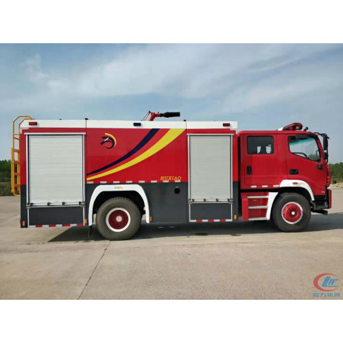 veículos de emergência caminhão de bombeiros de espuma de água
