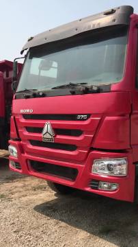 Used Howo 375hp 6x4 Dump Truck Used Big Bucket Rear Tipper Truck