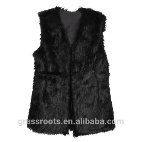 Lady Faux Fur Vest Waistcoat Winter Warm Coat Jacket Outwear