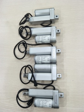 Electric linear actuator systems for textile machinery