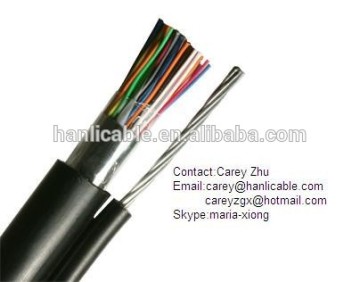 Self-supporting multi pairs telephone cable HYAC or HYATC