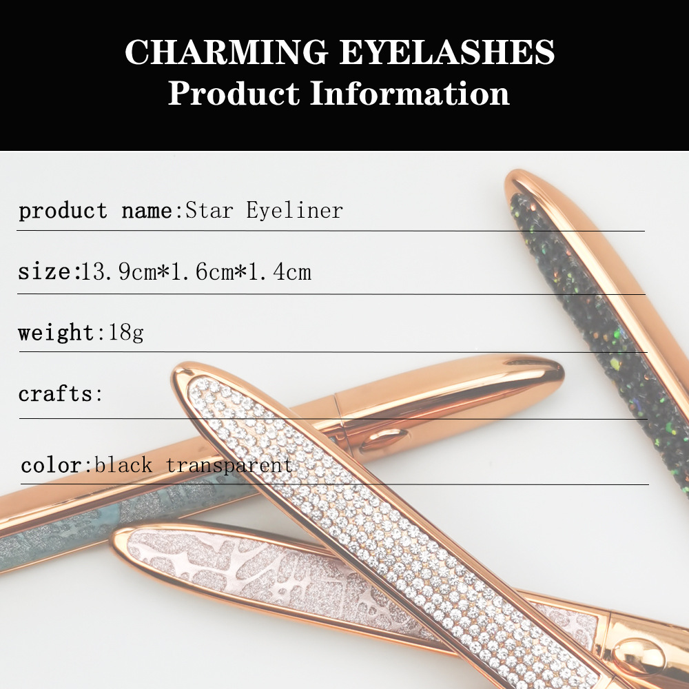South Africa Hot Sale Gule Free Eyeliner Pen Eyelash Glue Quick Dry Easy Wearing Eyeliner Magic Adhesive Eyeliner