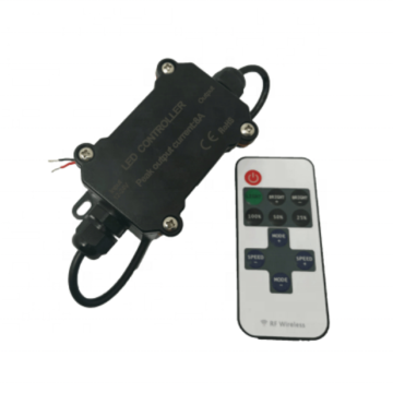 RF161 Wireless LED DIMMER: Αδιάβροχη, Χαμηλή τάση ελέγχου για λαμπτήρες LED 12-24V