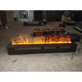 Smart Water Vapor Fireplace With Touchable Flame