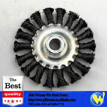 Twist Knot Wire Brush Wheel for Grinder