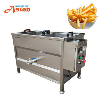 Stainless Steel Banana Plantain Chips Fryer & Vegetable Blanching Machine