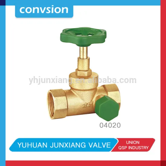 Junxiang 04020 PN16 Female Brass Stop Drain Waste Valve