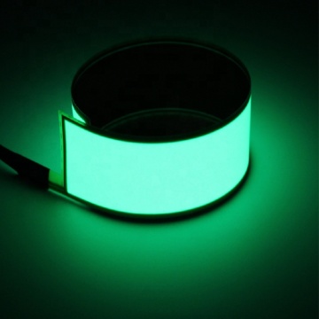 6x2 Inch Electroluminescent Panel EL Tape Strip Light with Lead Wires