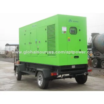 Portable Power Generator with Volvo Engine Powered Marathon Altenrator 400kW at 1500RPMNew