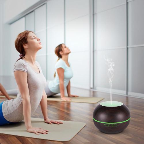 200ml Small Wood Ultrasonic Aroma Diffuser Baby Humidifier