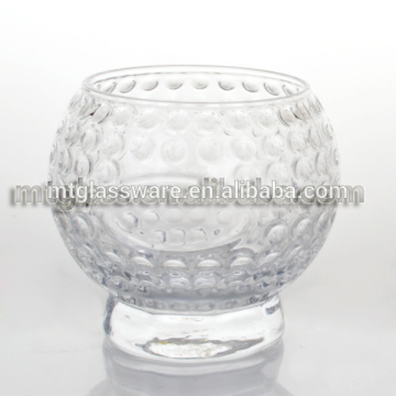HOME USE FDA handmade thick BALL SHAPE world cup glass