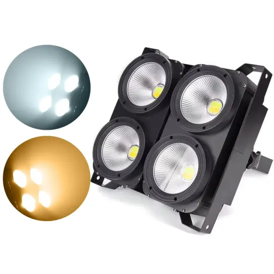 High Power Stage LED COB Lights - 4pcs 100W Cool White Warm White Blinders