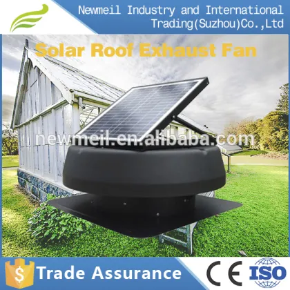 Newmeil SuperAir-R/S industrial roof solar ventilation fan