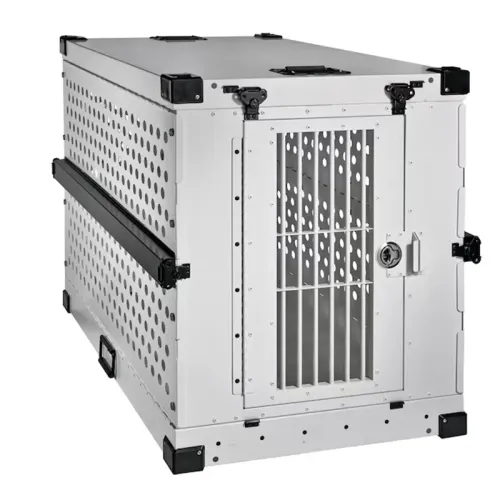 Folding Collapsible Metal Stationery Kennel Cage Dog Crate