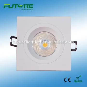 Aluminium dimmable cob led light with black heat sink