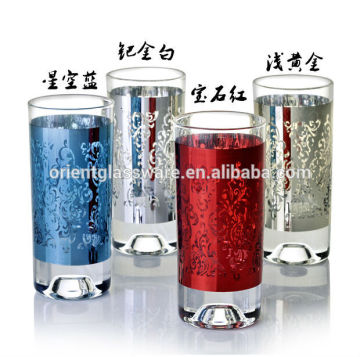 shot glass with decal logo