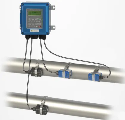 Wall-mounted ultrasonic flowmeter dn15-6000mm