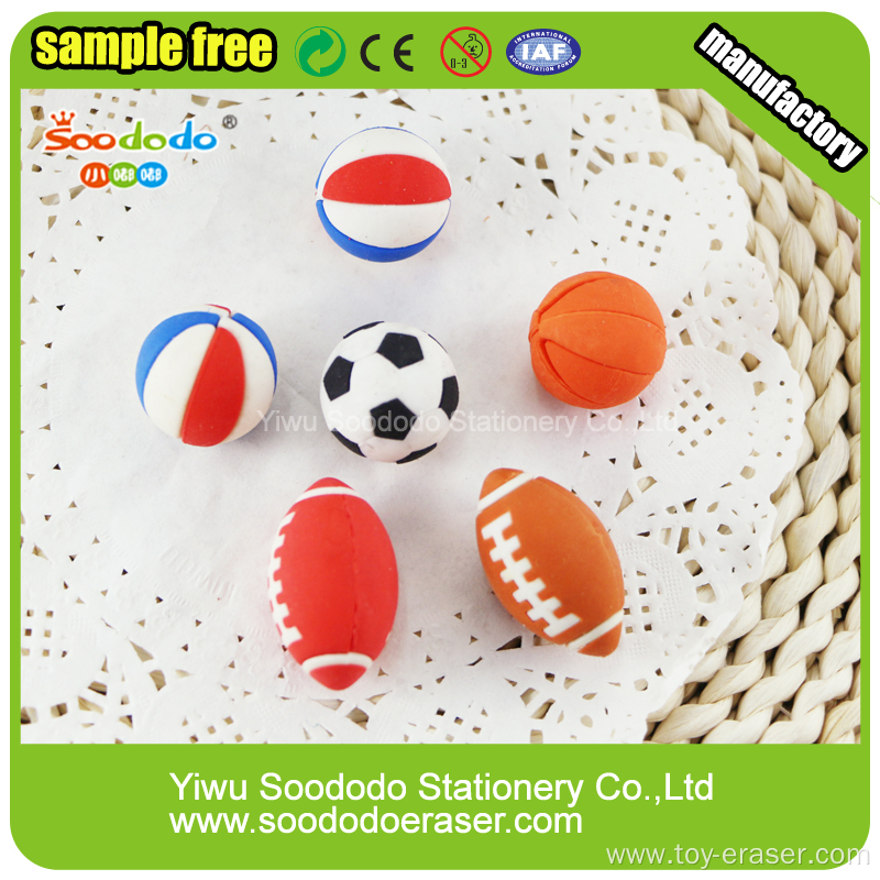 Ball Shaped Eraser, Wholesale Promotion stationery