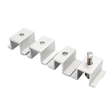Solar Connectors: Medium Pressure Aluminum Alloy Mid Clamp - Customized Sizes Hot Sale