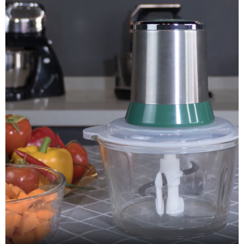 Transparent and visual electric meat grinder