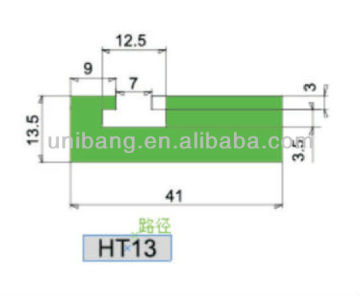 UHMW Nylon Conveyor Wear Strips HT13