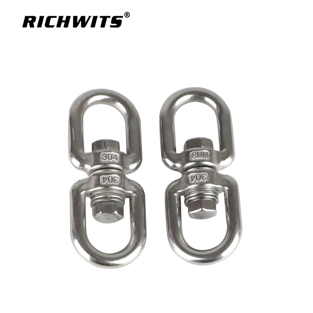Stainless Steel With Bearing Rotating Ring Swivels Swing
