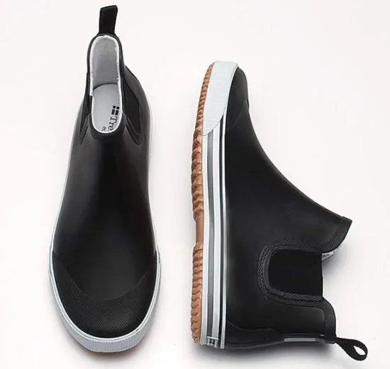 New 2016 Men Fashion ankle water Rubber Rain Boots