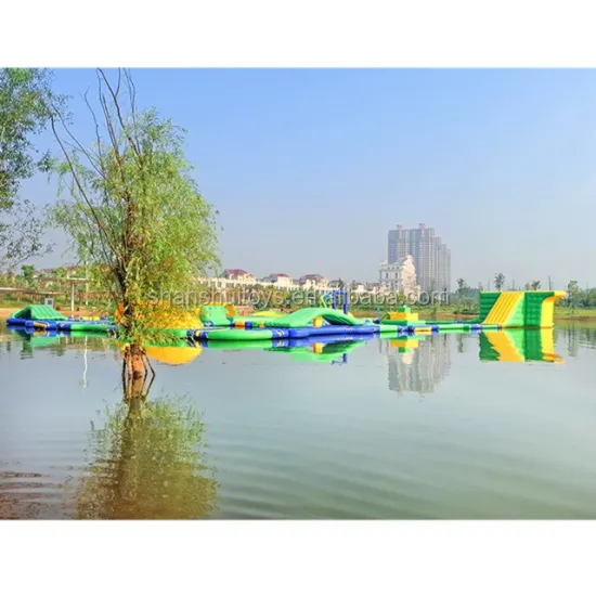 Inflatable Water Park: Floating Play Equipment for Adults and Children