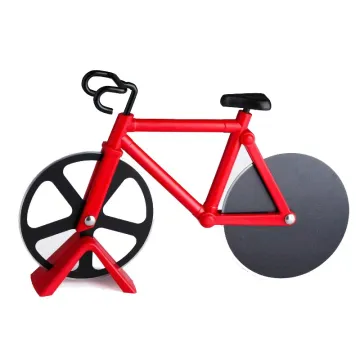 Bicycle Shape Hot Sale Stainless Steel Pizza Cutter