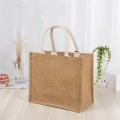 Burung goni belanja kustom Burlap Eco Reusable