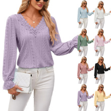 Casual long Sleeves blouse high quality t shirts